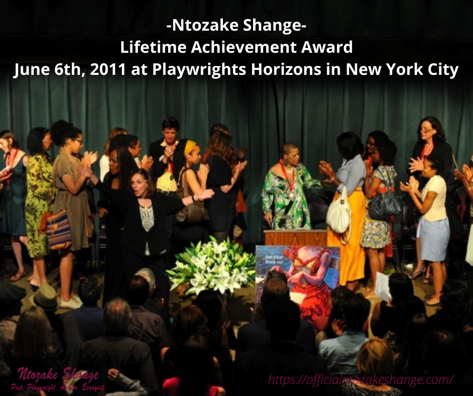 ntozake shange accomplishments , ntozake shange awards