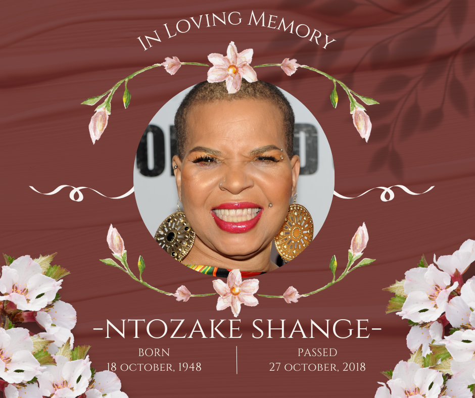 ntozake shange obituary